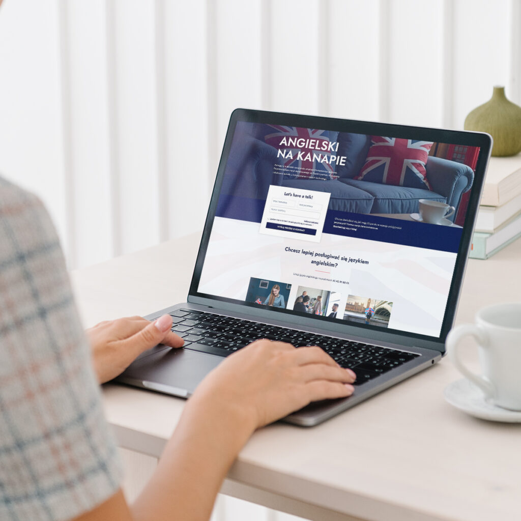 Strona internetowa dla korepetycji z języka angielskiego – Zielona Góra