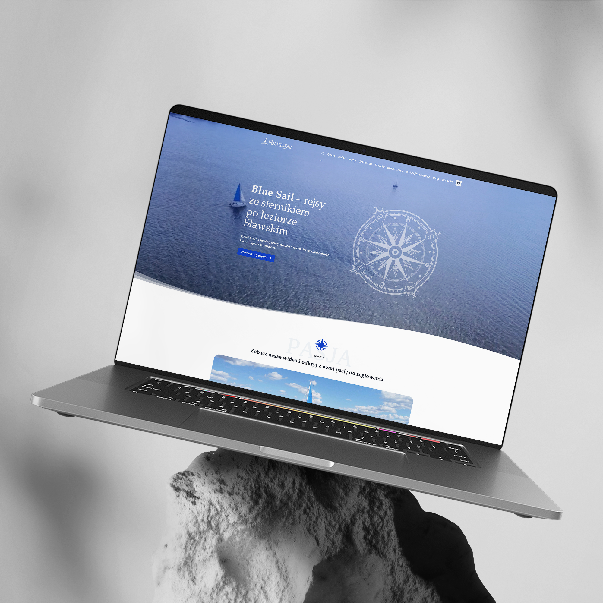 Strona internetowa dla rejsów po Jeziorze Sławskim – turystyka Lubuskie