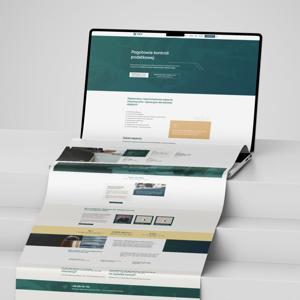 Strona internetowa dla firmy z branży finansowej – Zielona Góra