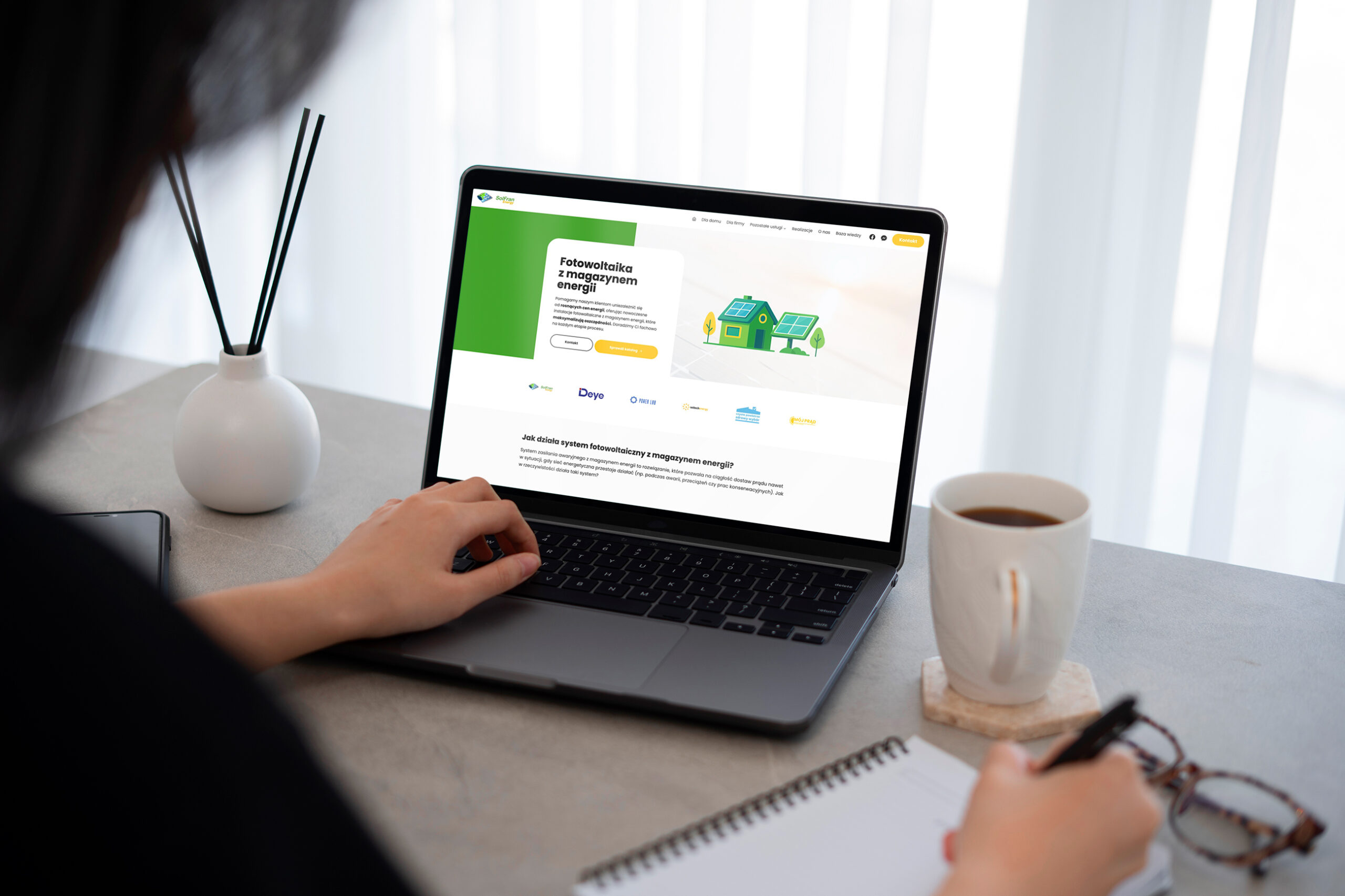 Strona internetowa firmy z branży OZE – fotowoltaika i pompy ciepła – Zielona Góra