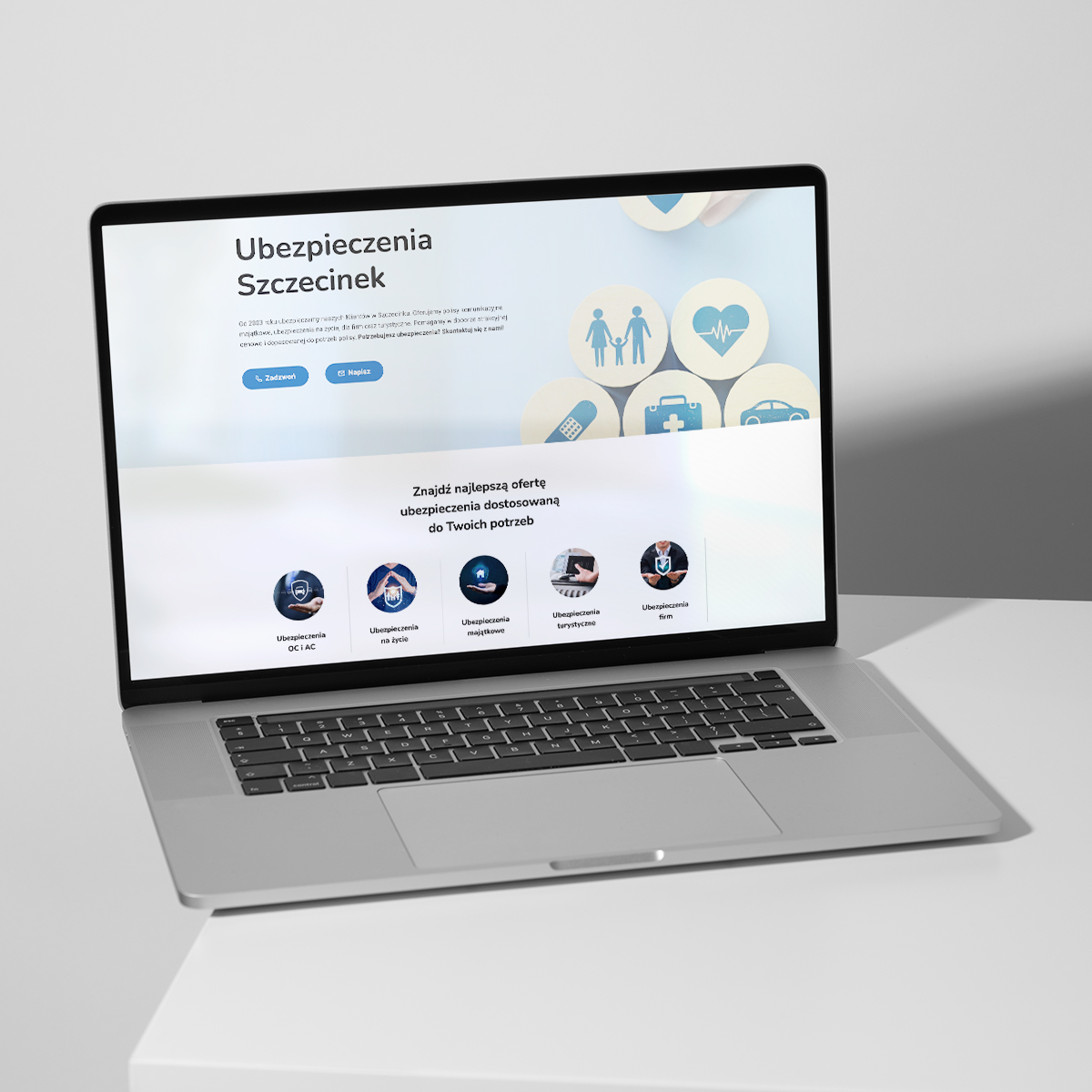 Strona internetowa agenta ubezpieczeń – Zielona Góra