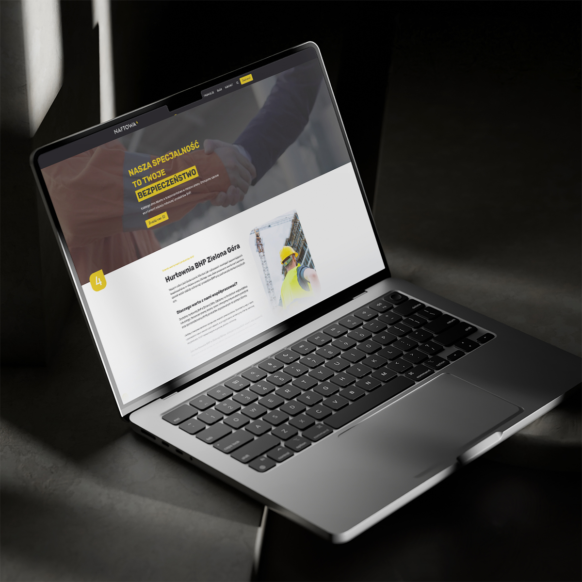 Strona internetowa dla hurtowni BHP – woj. lubuskie