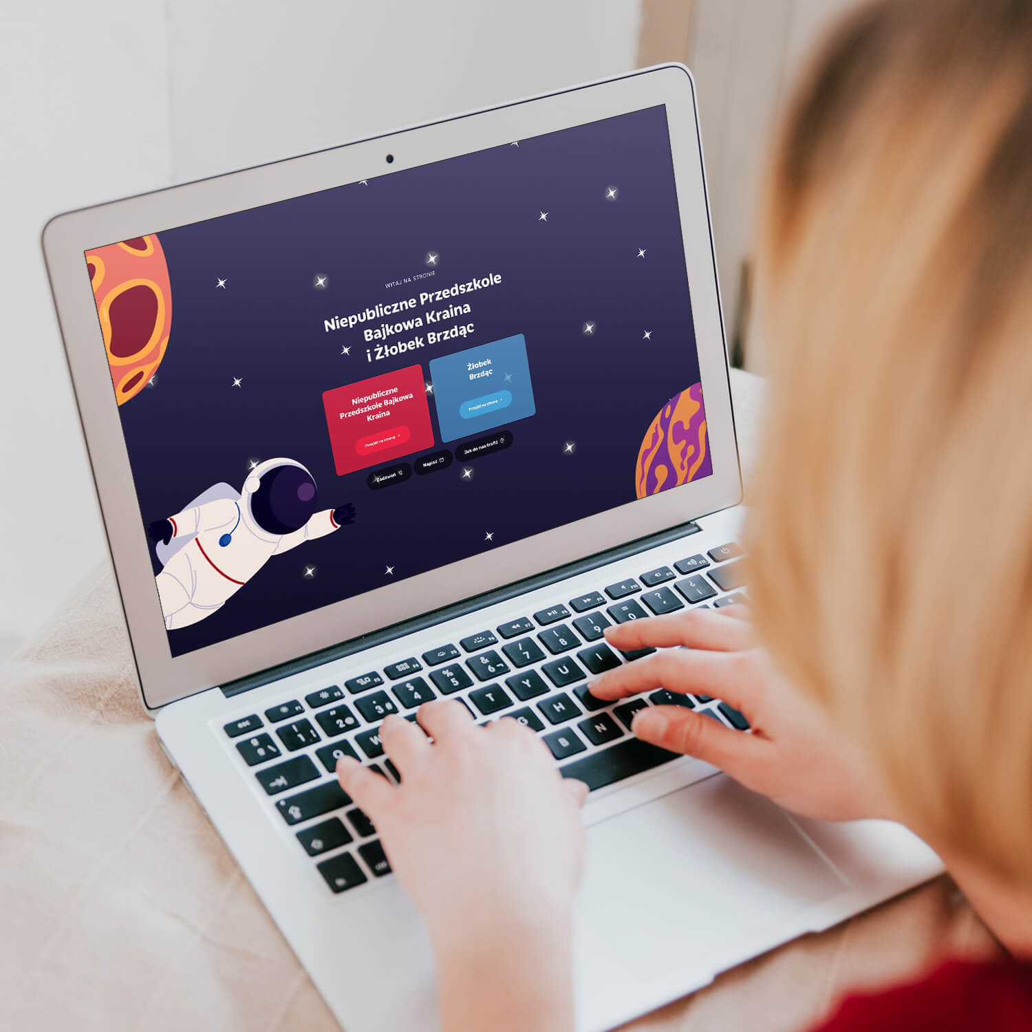 Strona internetowa przedszkola i żłobka – Zielona Góra