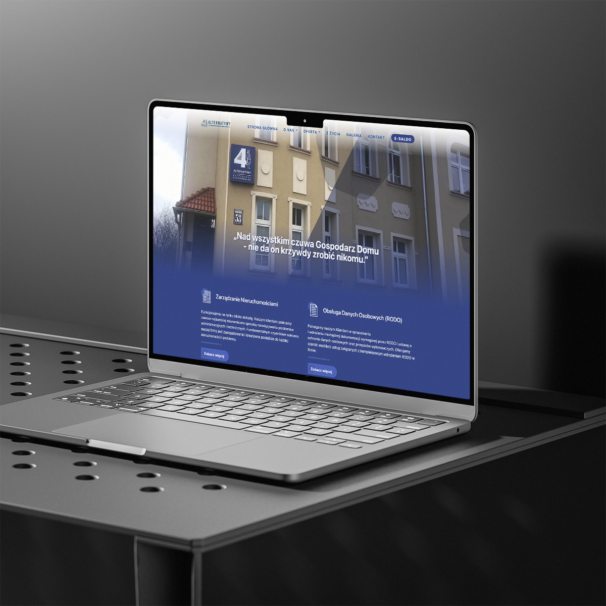 Strona internetowa dla zarządcy nieruchomościami – Zielona Góra